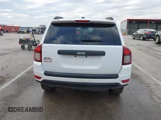 2016 Jeep Compass Sport with VIN 1C4NJDBB5GD804581, listed as a IAAI auction lot 41502976 with 196,351 mi miles and . Bid and sale history available at carsss.com. Image 16.
