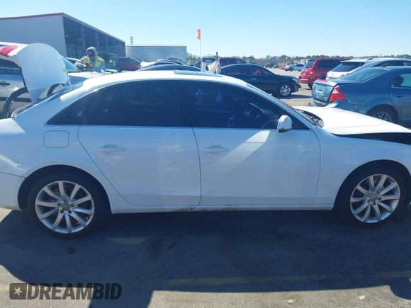 2013 Audi A4 Premium with VIN WAUAFAFL2DN049345, listed as a IAAI auction lot 41731822 with 195,719 mi miles. Bid and sale history available at carsss.com. Image 13.