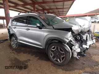 2023 Hyundai Santa Fe Limited with VIN 5NMS4DAL3PH602267, listed as a IAAI auction lot 41915927 with 36,501 mi miles. Bid and sale history available at carsss.com. Image 1.