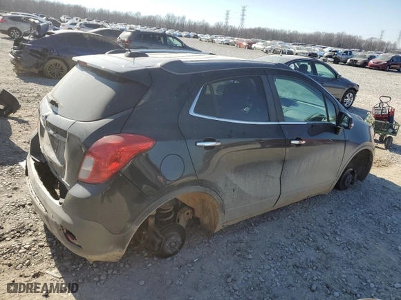 2016 Buick Encore Convenience with VIN KL4CJFSB5GB615325, listed as a Copart auction lot 41878215 with 115,585 mi miles and Salvage Title. Bid and sale history available at carsss.com. Image 3.