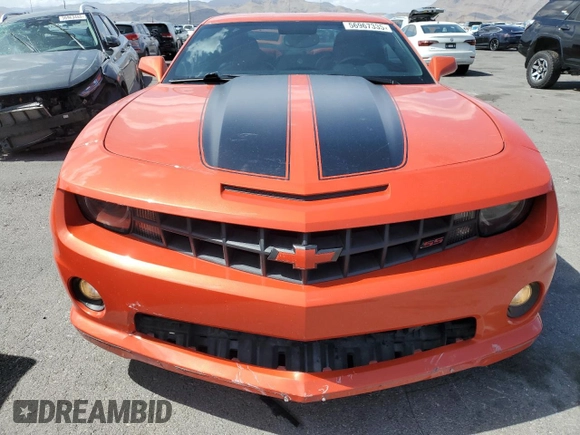 2010 Chevrolet Camaro 2SS with VIN 2G1FT1EW0A9121096, listed as a Copart auction lot 56967335 with 107,740 mi miles and Salvage title. Bid and sale history available at DreamBid. Image 5.
