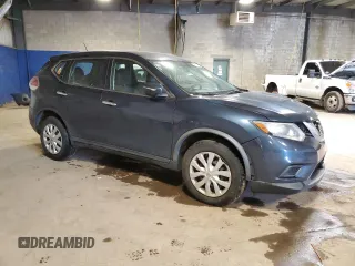 2015 Nissan Rogue SV with VIN KNMAT2MV3FP586481, listed as a Copart auction lot 53128015 with 124,834 mi miles and Salvage Title. Bid and sale history available at carsss.com. Image 4.