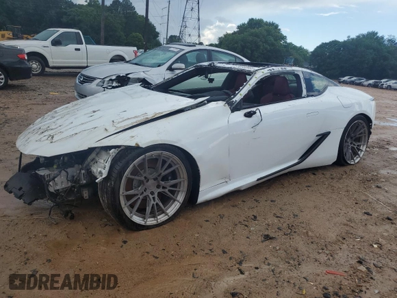 2018 Lexus LC 500h z VIN JTHHP5AY9JA000511, wystawiony jako Copart lot #56980995 z przebiegiem Nie podano mil oraz Szkody całkowita. Historia ofert i sprzedaży dostępna na DreamBid. Obrazek 1.