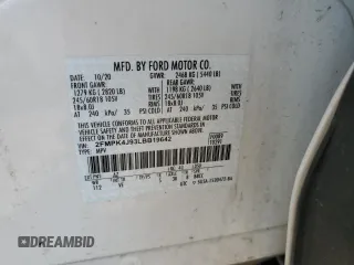 2020 Ford Edge SEL z VIN 2FMPK4J93LBB19642, wystawiony jako Copart lot #56647095 z przebiegiem 29 638 mil mil oraz Szkoda całkowita • Salvage title. Historia ofert i sprzedaży dostępna na DreamBid. Obrazek 13.