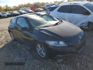 2011 Honda CR-Z with VIN JHMZF1C42BS001926, listed as a Copart auction lot 75164534 with 191,173 mi miles and Clean Title. Bid and sale history available at carsss.com. Image 4.