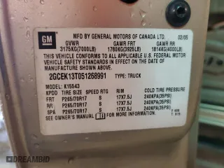 2005 Chevrolet Silverado 1500 LS with VIN 2GCEK13T051268991, listed as a Copart auction lot 50800675 with 163,888 mi miles and Salvage Title. Bid and sale history available at carsss.com. Image 13.