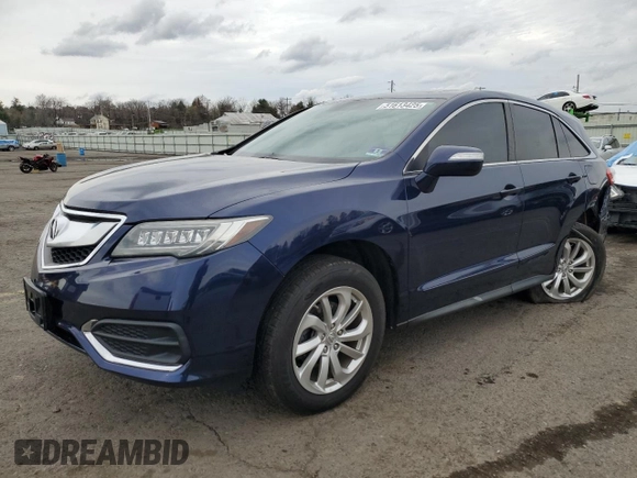 2016 Acura RDX Technology with VIN 5J8TB4H52GL019626, listed as a Copart auction lot 51613425 with 114,003 mi miles and Salvage Title. Bid and sale history available at DreamBid. Image 1.