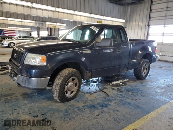 2005 Ford F-150 STX with VIN 1FTRF04W25KD20582, listed as a Copart auction lot 45002035 with 141,815 mi miles and Clean title. Bid and sale history available at DreamBid. Image 1.