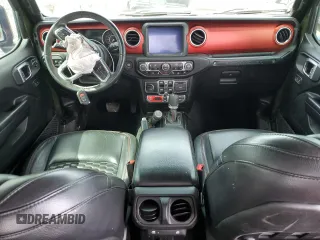 2021 Jeep Wrangler Unlimited Rubicon with VIN 1C4JJXFM3MW555919, listed as a Copart auction lot 54319775 with 51,188 mi miles and Salvage title. Bid and sale history available at DreamBid. Image 8.