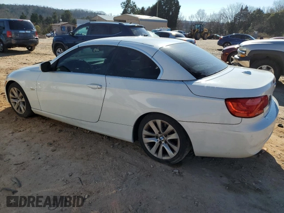 2011 BMW 3 Series 328i with VIN WBADW3C58BE539736, listed as a Copart auction lot 83944434 with 122,844 mi miles and Salvage Title. Bid and sale history available at carsss.com. Image 2.
