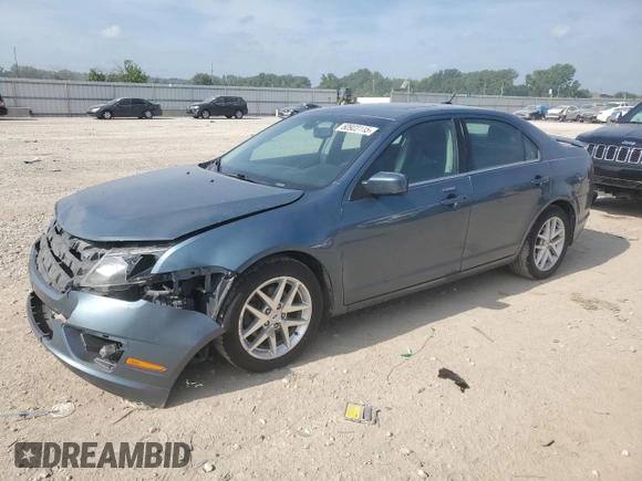 2012 Ford Fusion SEL with VIN 3FAHP0JA6CR412195, listed as a Copart auction lot 60922115 with 266,219 mi miles and Salvage title. Bid and sale history available at DreamBid. Image 1.