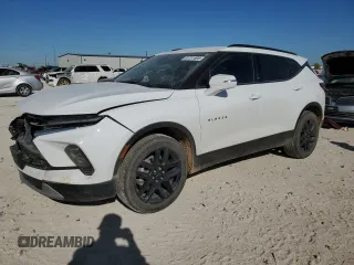 2023 Chevrolet Blazer LT with VIN 3GNKBDRS0PS217461, listed as a Copart auction lot 81711494 with 39,372 mi miles and Salvage title. Bid and sale history available at DreamBid. Image 1.