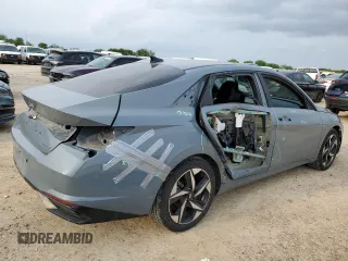 2023 Hyundai Elantra Limited z VIN KMHLP4AG5PU431041, wystawiony jako Copart lot #53947685 z przebiegiem 33 546 mil mil oraz Szkoda całkowita • Salvage title. Historia ofert i sprzedaży dostępna na DreamBid. Obrazek 3.