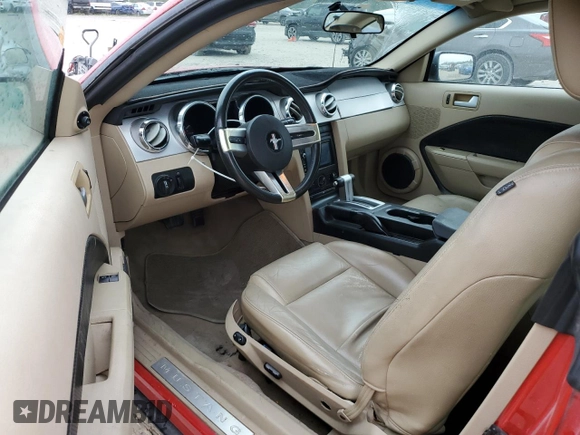 2005 Ford Mustang Deluxe z VIN 1ZVHT80N855181893, wystawiony jako Copart lot #51479185 z przebiegiem 98 450 mil mil oraz Szkoda całkowita • Salvage title. Historia ofert i sprzedaży dostępna na DreamBid. Obrazek 8.