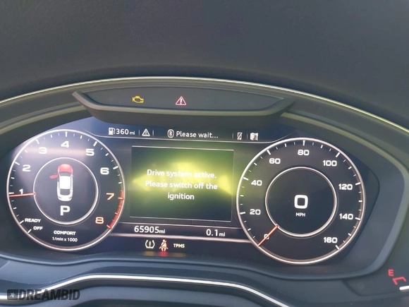 2019 Audi A5 Sportback Premium Plus with VIN WAUBNCF55KA018020, listed as a IAAI auction lot 41339747 with 65,905 mi miles. Bid and sale history available at carsss.com. Image 7.