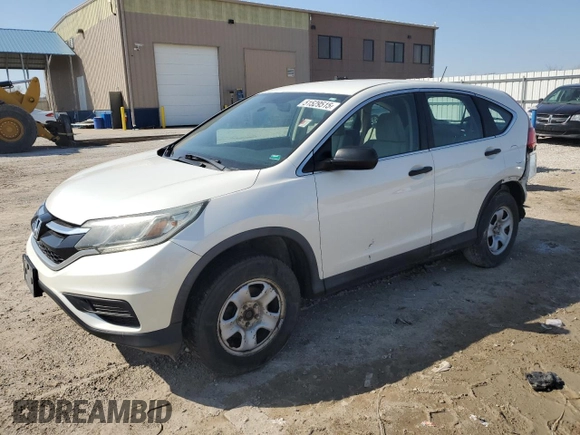 2016 Honda CR-V LX with VIN 5J6RM4H39GL018159, listed as a Copart auction lot 51529515 with 167,105 mi miles and Salvage Title. Bid and sale history available at carsss.com. Image 1.