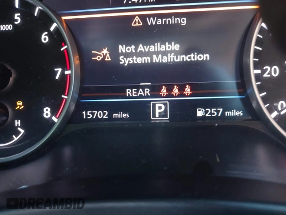 2024 Nissan Sentra SV with VIN 3N1AB8CV9RY345103, listed as a IAAI auction lot 42126051 with 15,702 mi miles and . Bid and sale history available at DreamBid. Image 7.
