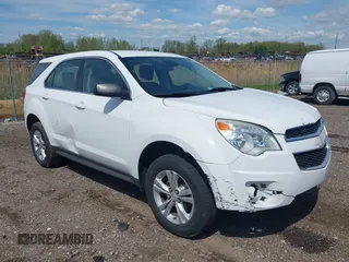2013 Chevrolet Equinox LS z VIN 2GNALBEK5D6324518, wystawiony jako IAAI lot #42193962 z przebiegiem 155 979 mil mil oraz . Historia ofert i sprzedaży dostępna na DreamBid. Obrazek 1.