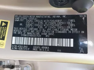 2011 Toyota Highlander with VIN 5TDBK3EH0BS057639, listed as a IAAI auction lot 40617496 with 94,093 mi miles. Bid and sale history available at carsss.com. Image 9.