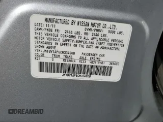 2012 Infiniti M37 with VIN JN1BY1AP6CM334908, listed as a Copart auction lot 48795855 with 149,648 mi miles and Salvage Title. Bid and sale history available at carsss.com. Image 12.