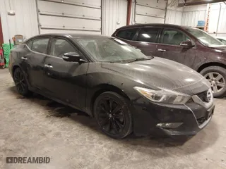 2017 Nissan Maxima SV with VIN 1N4AA6AP5HC384292, listed as a IAAI auction lot 41413327 with 86,648 mi miles. Bid and sale history available at carsss.com. Image 1.