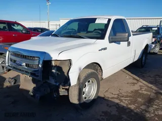 2014 Ford F-150 XL with VIN 1FTNF1CF8EKD17658, listed as a IAAI auction lot 41442651 with 155,924 mi miles. Bid and sale history available at carsss.com. Image 18.