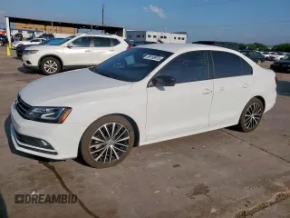 2016 Volkswagen Jetta Sport z VIN 3VWD17AJ6GM307675, wystawiony jako Copart lot #59158975 z przebiegiem 140 036 mil mil oraz Czysty tytuł • Clean title. Historia ofert i sprzedaży dostępna na DreamBid. Obrazek 1.