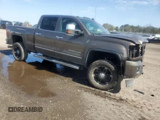 2015 GMC Sierra 2500HD available WiFi Denali with VIN 1GT120E87FF623120, listed as a Copart auction lot 44894325 with 0 mi miles and Salvage Title. Bid and sale history available at carsss.com. Image 4.