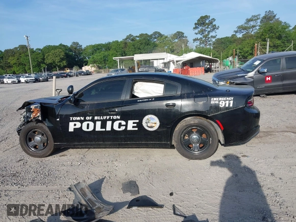 2019 Dodge Charger Police with VIN 2C3CDXAT0KH688698, listed as a IAAI auction lot 42090480 with 49,151 mi miles and . Bid and sale history available at DreamBid. Image 15.