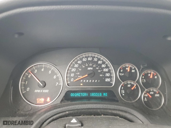 2007 GMC Envoy Denali with VIN 1GKET63MX72229013, listed as a Copart auction lot 84587704 with 103,318 mi miles and Salvage Title. Bid and sale history available at carsss.com. Image 9.