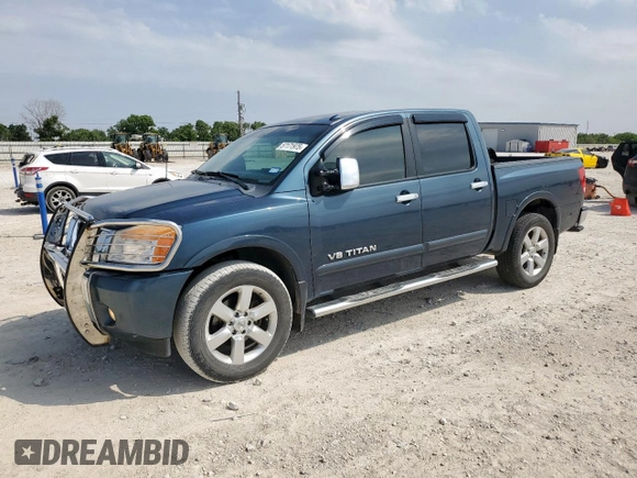 2013 Nissan Titan Pro-4X with VIN 1N6BA0EC3DN310741, listed as a Copart auction lot 57171975 with 146,524 mi miles and Salvage title. Bid and sale history available at DreamBid. Image 1.