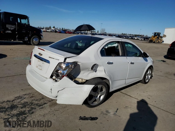 2014 Chevrolet Sonic LTZ with VIN 1G1JE5SH8E4118134, listed as a Copart auction lot 86915364 with 116,484 mi miles and Salvage Title. Bid and sale history available at carsss.com. Image 3.