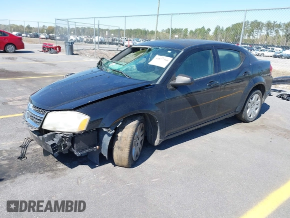 2012 Dodge Avenger SE with VIN 1C3CDZAB4CN128680, listed as a IAAI auction lot 41877366 with 258,138 mi miles. Bid and sale history available at carsss.com. Image 2.