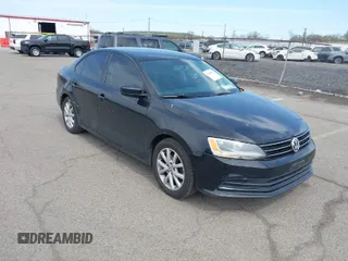 2015 Volkswagen Jetta Sedan 1.8T SE with VIN 3VWD17AJ0FM218263, listed as a IAAI auction lot 42083017 with 194,850 mi miles. Bid and sale history available at carsss.com. Image 1.