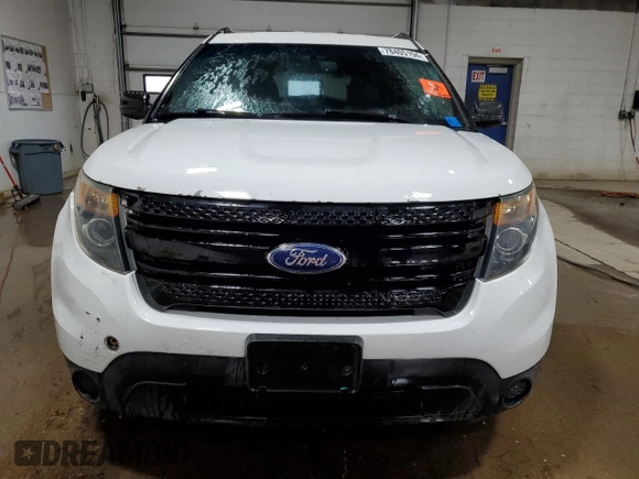 2013 Ford Utility Police Interceptor with VIN 1FM5K8AR1DGC15827, listed as a Copart auction lot 78405194 with 0 mi miles and Salvage Title. Bid and sale history available at carsss.com. Image 5.