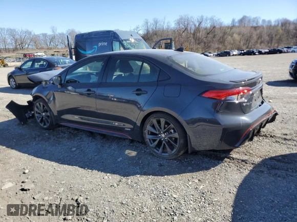 2023 Toyota Corolla Hybrid LE with VIN JTDBDMHE8P3006416, listed as a Copart auction lot 52690885 with 15,349 mi miles and Salvage Title. Bid and sale history available at carsss.com. Image 2.