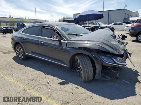 2021 Volkswagen Arteon SEL R-Line with VIN WVWSR7AN0ME007542, listed as a Copart auction lot 53160935 with 49,848 mi miles and Salvage title. Bid and sale history available at DreamBid. Image 4.