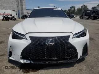 2024 Lexus IS with VIN JTHAP1D29R5006055, listed as a Copart auction lot 66456854 with 1,341 mi miles and Salvage Title. Bid and sale history available at carsss.com. Image 5.