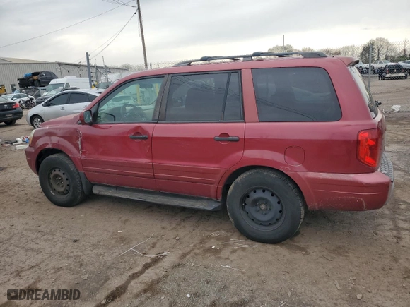 2004 Honda Pilot EX with VIN 2HKYF18584H556069, listed as a Copart auction lot 53141105 with 306,782 mi miles and Salvage Title. Bid and sale history available at carsss.com. Image 2.
