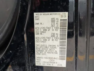 2019 Nissan NV Cargo SV z VIN 1N6AF0LY0KN800465, wystawiony jako IAAI lot #42296328 z przebiegiem 119 472 mil mil oraz . Historia ofert i sprzedaży dostępna na DreamBid. Obrazek 9.
