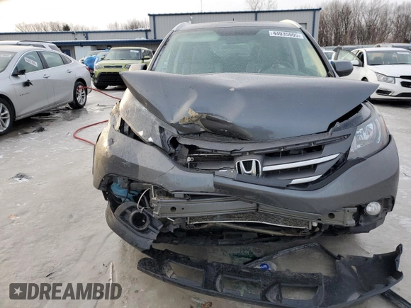 2013 Honda CR-V EX-L with VIN 2HKRM4H75DH639830, listed as a Copart auction lot 44035905 with 0 mi miles and Clean Title. Bid and sale history available at carsss.com. Image 5.