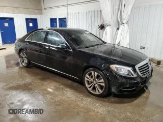 2015 Mercedes-Benz S 550 with VIN WDDUG8FB6FA148733, listed as a Copart auction lot 53365335 with 61,414 mi miles and Salvage Title. Bid and sale history available at carsss.com. Image 4.
