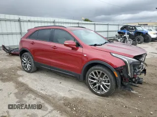 2019 Cadillac XT4 FWD Sport with VIN 1GYFZER46KF154063, listed as a Copart auction lot 49895895 with 51,725 mi miles and Salvage Title. Bid and sale history available at DreamBid. Image 4.