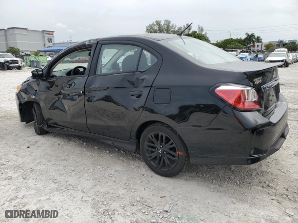 2024 Mitsubishi Mirage G4 ES with VIN ML32FUFJ2RHF12314, listed as a Copart auction lot 52408395 with 10,876 mi miles and Salvage Title. Bid and sale history available at carsss.com. Image 2.