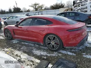 2021 Porsche Taycan 4S with VIN WP0AB2Y12MSA42674, listed as a Copart auction lot 42184295 with Not provided miles and Salvage title. Bid and sale history available at DreamBid. Image 2.