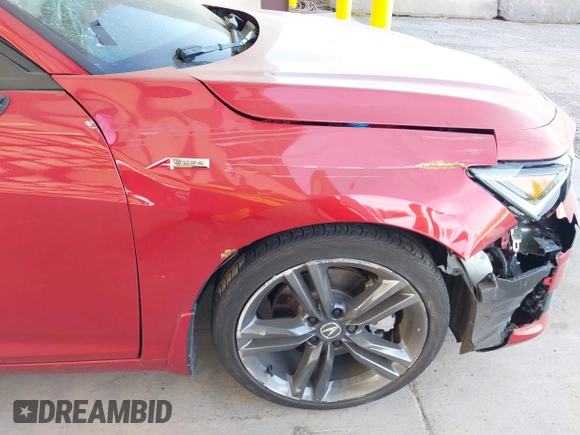 2023 Acura Integra w/A-Spec Package with VIN 19UDE4H3XPA017449, listed as a IAAI auction lot 42042050 with 37,062 mi miles and . Bid and sale history available at DreamBid. Image 18.