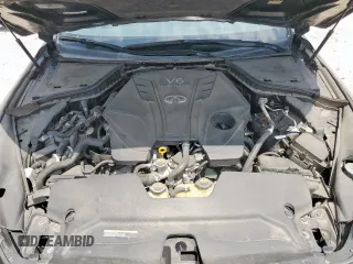 2020 Infiniti Q50 Luxe with VIN JN1EV7AR1LM250957, listed as a Copart auction lot 59308225 with 51,606 mi miles and Salvage title. Bid and sale history available at DreamBid. Image 11.