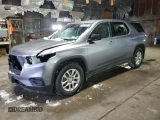 2020 Chevrolet Traverse LS with VIN 1GNEVFKW6LJ160174, listed as a Copart auction lot 87512565 with 97,266 mi miles and Salvage Title. Bid and sale history available at carsss.com. Image 1.