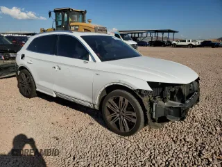 2018 Audi SQ5 Premium Plus with VIN WA1A4AFYXJ2188005, listed as a Copart auction lot 83885194 with 90,898 mi miles and Salvage Title. Bid and sale history available at DreamBid. Image 4.