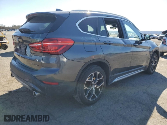 2021 BMW X1 xDrive28i with VIN WBXJG9C05M5S44903, listed as a Copart auction lot 48245275 with 49,897 mi miles and Salvage Title. Bid and sale history available at carsss.com. Image 3.